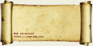 Minja Strižak vizit kartica